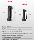 COB LED Work Light – Rechargeable Magnetic Flashlight with Power Bank & Hook