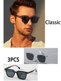 Men’s UV400 Rectangle Sunglasses – Stylish & Protective Outdoor Eyewear