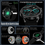 2025 AMOLED Smart Watch with Bluetooth Calling - GPS, NFC & Health Monitoring