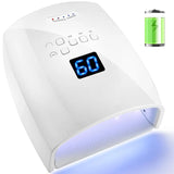 66W Professional UV LED Nail Lamp Dryer for Gel Polish with Auto Sensor & LCD Display