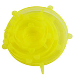 Reusable Silicone Stretch Lids – Airtight Food Covers for Bowls & Containers (6-Piece Set)