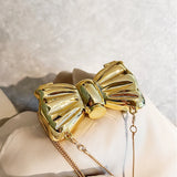 Luxury Acrylic Bow Evening Bag – Mini Chic Minaudière for Parties & Special Occasions