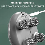 Waterproof Electric Scalp Massager for Hair Growth & Full Body Relaxation