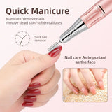 Wireless 35,000 RPM Electric Nail Drill – Rechargeable Manicure & Pedicure Kit with LCD Display