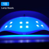 High-Power LED Nail Dryer – Professional UV Gel and Acrylic Nail Lamp