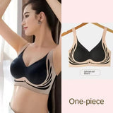 Wireless Push-Up Bra with Seamless Lift and Anti-Sagging Support