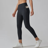 Seamless High-Waist Booty-Lifting Leggings for Women – Stretchy Nylon Tummy Control Pants