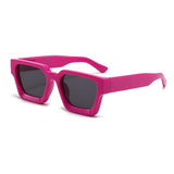 SHAUNA Retro Square Sunglasses – Trendy Tinted Shades for Men & Women