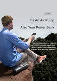 Portable Digital Tire Inflator with LED Light & Power Bank