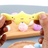 Juguetes blandos Mochi: pelota antiestrés con dibujos kawaii | Divertidos obsequios para fiestas para niños y adultos