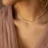Custom Name Pendant Necklace – Personalized Stainless Steel Jewelry for Men & Women