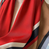 Geometric Pattern Polyester Scarf for Women – Stylish and Versatile Accessory