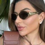 Luxury Hexagon Sunglasses – Trendy Polygon Shades for Men & Women