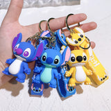 Lilo & Stitch Angel Stitch Keychain - Cute Anime Car Keyring & Gift