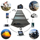 Foldable 800W Portable Solar Panel Charger with USB Output for Phones, Power Banks & Outdoor Use