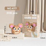 Disney Stitch & Sanrio Building Blocks Set - Cute Character Model Kit for Kids
