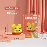 Disney Stitch & Sanrio Building Blocks Set - Cute Character Model Kit for Kids