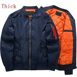 Men’s Casual Zip-Up Jacket – Lightweight or Thick Style for Spring & Fall
