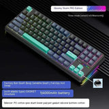 Wireless Mechanical Keyboard – Hot-Swappable, RGB Backlit, Compact 87-Key Bluetooth Keyboard