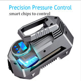 Portable 12V Car Tire Inflator with Digital Gauge & 150 PSI Air Compressor