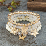 Trendy Acrylic Beaded Bracelet – Stylish & Lightweight Fashion Jewelry for Women