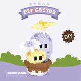 Mini Cactus Succulent Building Block Set – Educational DIY Toy
