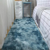 Plush Gray Area Rug - Soft Anti-Slip Carpet for Living Room & Bedroom