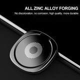 Soporte y soporte para teléfono con anillo de metal giratorio de 360° ultrafino