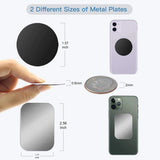 Kit de placa de metal de repuesto universal con soporte magnético para teléfono móvil con adhesivo para Xiaomi