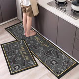 Alfombrilla suave y lavable: alfombra larga antideslizante para cocina, dormitorio, pasillo y baño