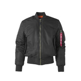 Men’s Winter Military Jacket – Thick Short Zip-Up Outerwear with Stand Collar