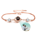 Personalized Photo Projection Bracelet – Custom Picture Jewelry Gift for Loved Ones