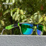 KDEAM Unisex Polarized Square Sunglasses – UV400 Anti-Blue Light Eyewear for Driving, Fishing & Computer Use