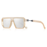 Retro Polygon Sunglasses – UV400 Protection, Trendy Gradient Lenses, Unisex Fashion Shades for Modern Style