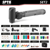 SPTA Cordless Mini Car Polisher – Portable, Rechargeable, and Adjustable Speed for Auto Detailing