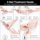Cordless Electric Nail Drill for Manicure & Pedicure – 4 Speed Settings, Low Noise, Portable Nail Art Tool