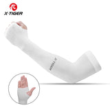 Ice Silk UV Protection Arm Sleeves – Cooling Compression for Outdoor Sports