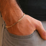 Stainless Steel Punk Chain Bracelet – Unisex Chunky Link Jewelry