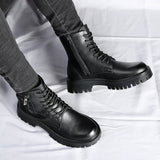 Men's British Style Desert Boots with Zip Closure – Comfortable, Stylish, and Durable Footwear