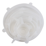 Reusable Silicone Stretch Lids – Airtight Food Covers for Bowls & Containers (6-Piece Set)