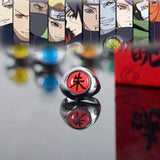 Akatsuki Itachi Cosplay Ring Set – Naruto Metal Jewelry for Men & Women