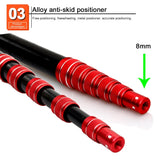 Red de pesca plegable telescópica: red de aterrizaje de fibra de carbono para pesca de carpas y en el mar
