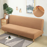 Stretch Armless Sofa Bed Slipcover - Elastic Futon Couch Protector