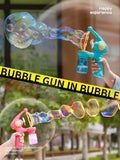 Electric Bubble Gun for Kids - Automatic Bubble Blower Machine for Outdoor Parties