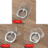 Universal Transparent Finger Ring Phone Holder – Magnetic Stand for Smartphones