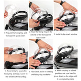Transparent Bubble Cat Backpack Carrier – Ventilated Travel Bag for Cats & Small Pets