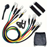 Portable Resistance Band Set for Strength Training