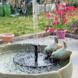 Solar Fountain Water Pump – Floating Garden Pump with Multiple Nozzles for Bird Baths, Ponds, and Outdoor Decor