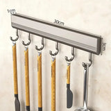 Gancho multifuncional de aleación de aluminio: resistente, duradero y versátil para uso en el hogar, la cocina y la oficina