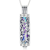 Tree of Life Cremation Necklace - Memorial Jewelry for Ashes (Alloy Pendant Urn)